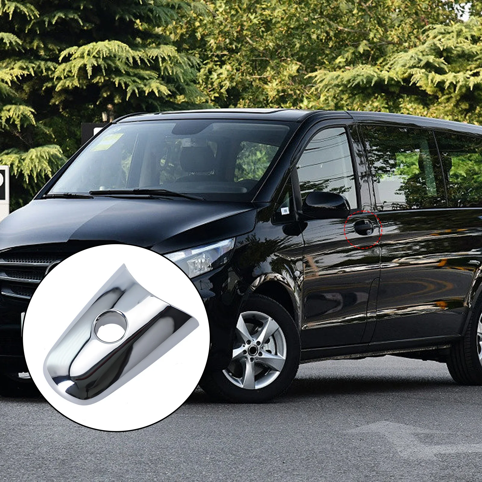 

Plastic Chrome Chrome 2014-2019 For INFINITI FX35 2009-2012 For INFINITI FX50 2009-2012 Door Escutcheon Handle