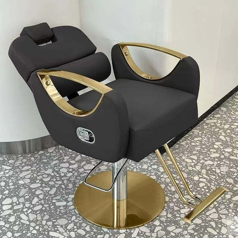 Professional Beauty Salon Adjust Reclining Barber Chair for Hair Stylist