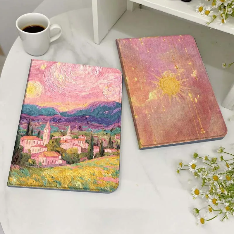 

Golden Sun Clouds Drops Gift Tablet Case For Samsung Galaxy Tab S7 S8 S9 S10 FE Lite