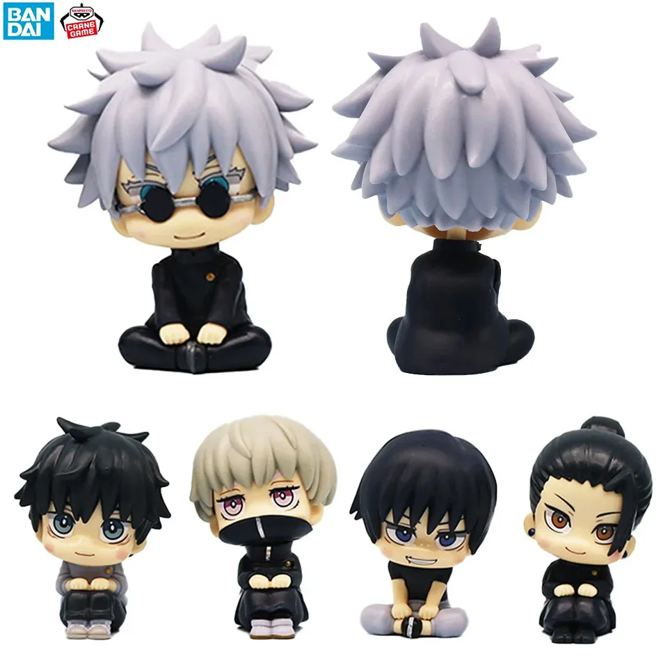 Heißer Verkauf: 5-teiliges Set Jujutsu Kaisen Niedliche Yuji Itadori Gojo Satoru Q-Version PVC-Actionfiguren Anime-Figurenmodelle Spielzeug-Sammlung Puppe Geschenk
