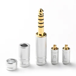 Aluminum Alloy 3.5mm 2.5mm 4.4mm + Splitter + Slider + 0.78CM mmcx1655CU Pin Kit Headphone Custom Plug