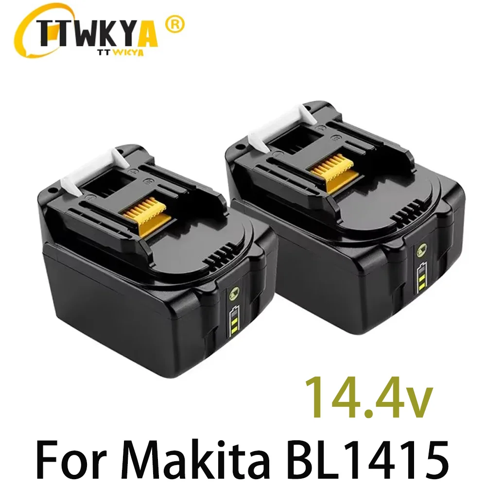 マキタ用充電式リチウム電池,bl1440,bl1430,14.4 v,9800mah,bl1415,bl1460,194559