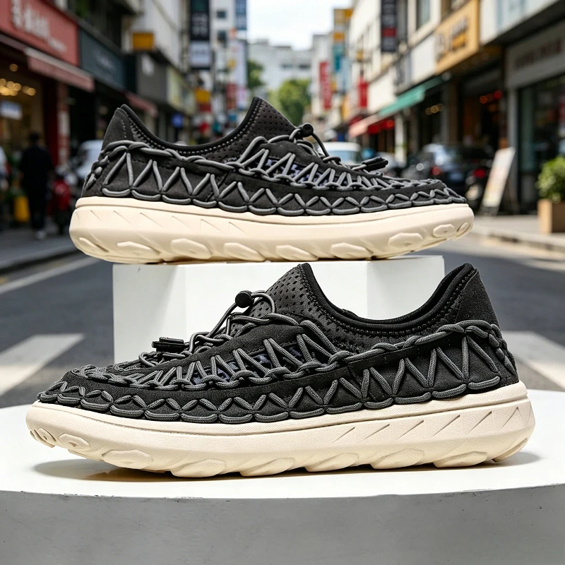 YUYIN Men Summer Sandals Fashion Men Casual Shoes Brand Designer Men Sneakers High Quality Beach Sandals Men Shoes Sandals