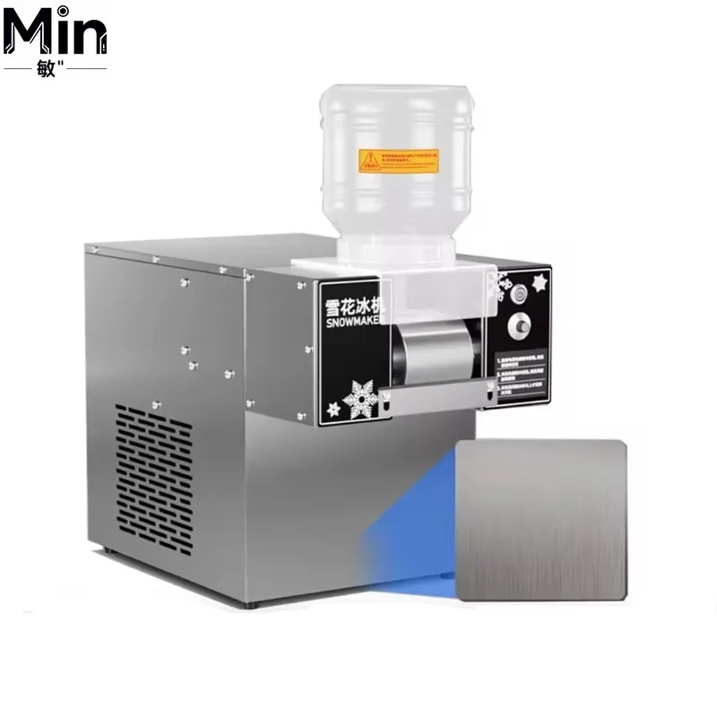 Water Cooling Commercial Automatic Snow Ice Cream Machine High Efficiency Snow Making Machine for Snack Shop