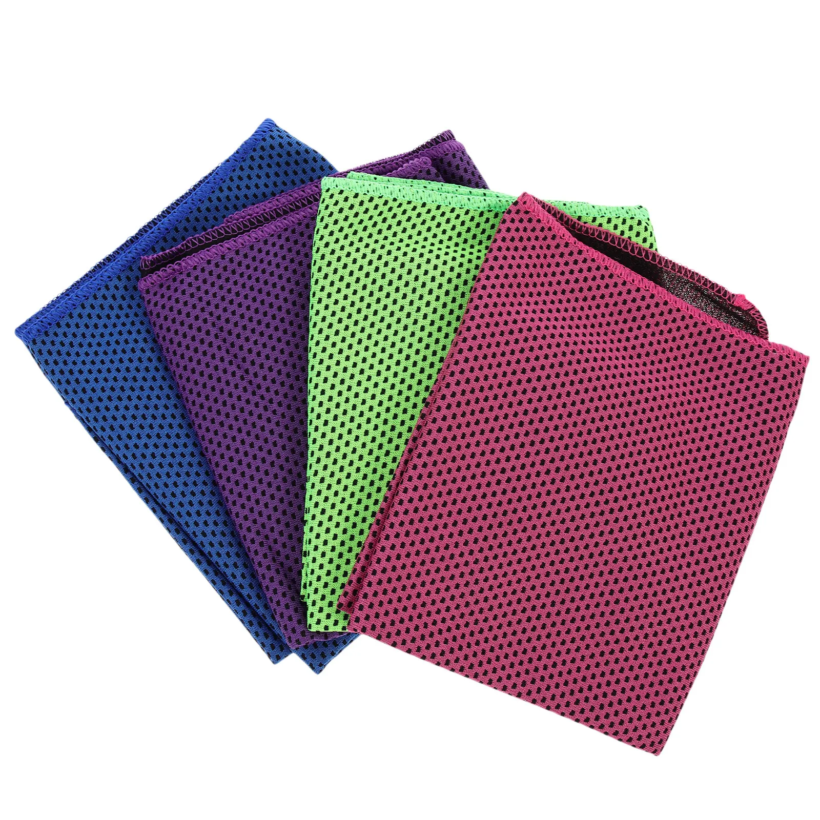 4Pcs Cooling Towels for Sports Quick Dry Neck Cooling Towels Sweat Wipe Gym Workout Running Outdoor Outdoor Sports Supply