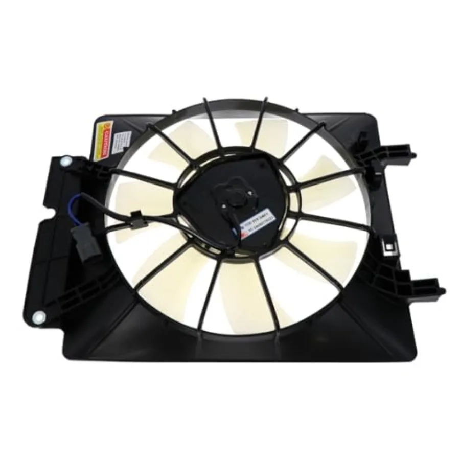 

Cooling Fan Assembly for 2002-2006 Honda CRV, ABS plastic, black, direct-fit OEM replacement with thermal sensor