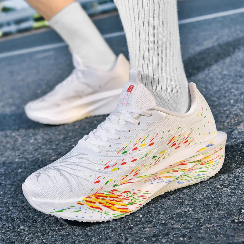 

Men's Casual Sneakers 2025 Trendy Fashionable Unisex Shoes Durable Anti-slip Thick-soled Elevator Comfortable Breathable Easy-cl