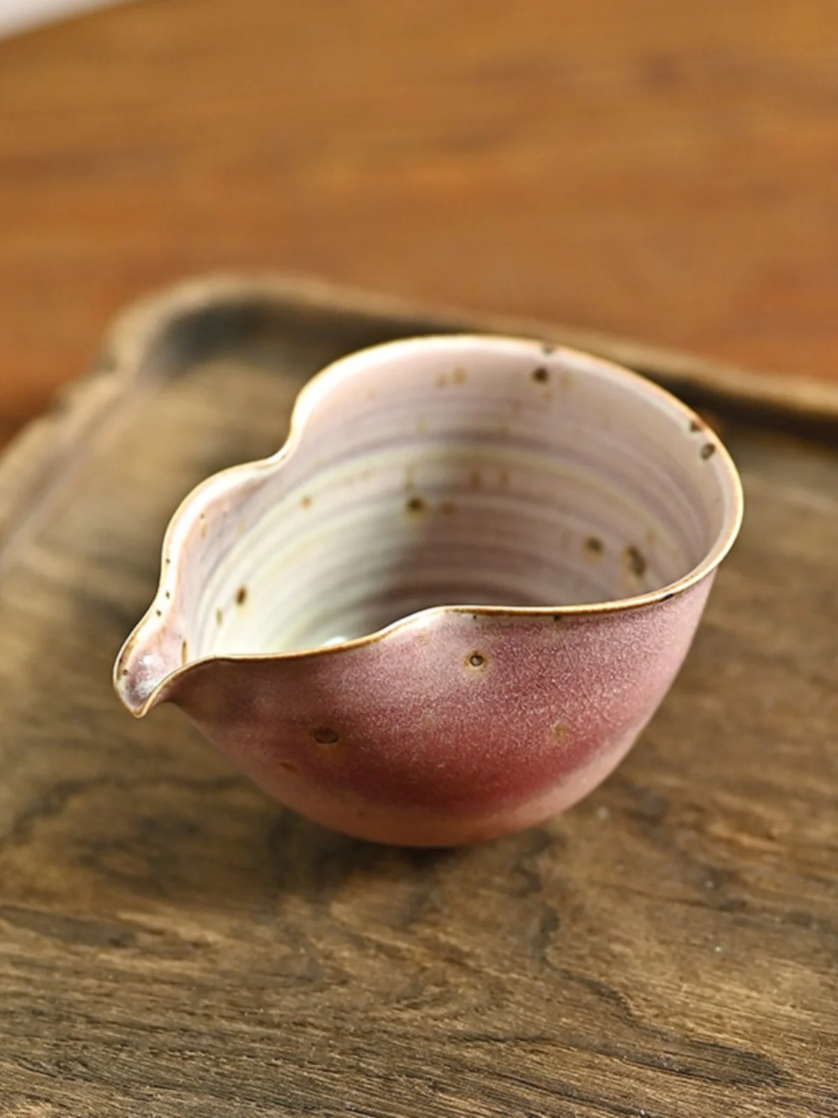 

Jingdezhen Handmade Coarse Cercs Public Cup Soda Burning Se Red Glaze Kiln Glaze Tea Brewing Tool Subtle Color Crtsmanip