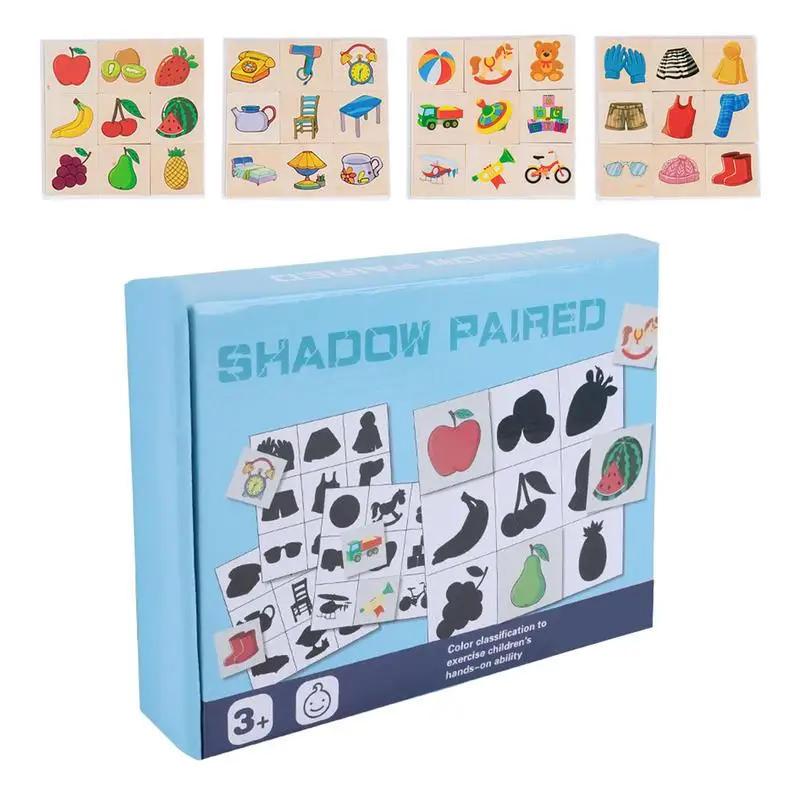 

Shape Matching Game For Kids Educational Animal Fruit Shadow Shape Sorting Shadow Matching Games For Preschool Boys Girls And