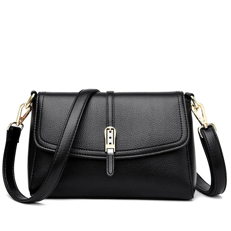 

High Quality Soft Leather Handbag Women Luxury Purses Female Bag Designer Brand Ladies Shoulder Crossbody Bag itabag Sac A Main