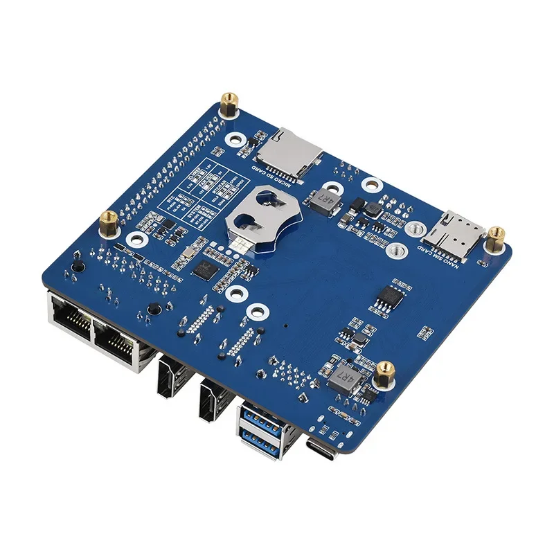 Computing Module 4 Raspberry Pi CM4 Dual Gigabit Ethernet Port 5G/4G Expansion Board USB3.0 IoT