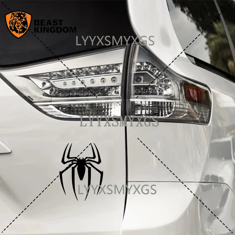 Personality and Creativity Dope Reptile Spider Car Stickers Waterproof Sunscreen Vinyl Decal PVC Wholesale Car Decoration