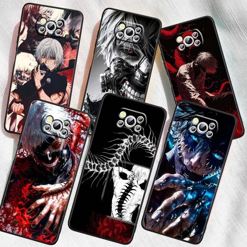 

Tokyo Ghoul Cool Popular For Xiaomi Mi Poco F3 F4 F5 F6 X3 X4 X5 X6 X7 M3 M4 M5s M5 M6 GT Pro 5G Black Cover Phone Case