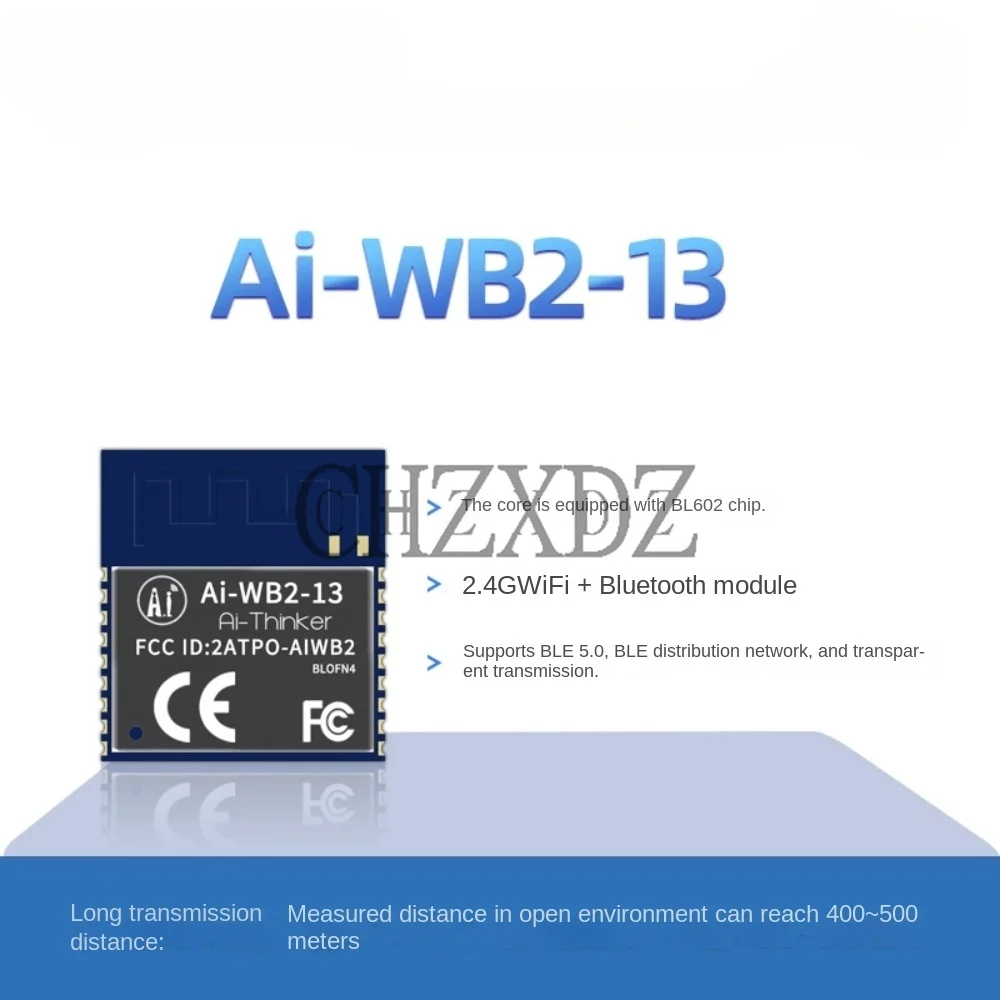 WiFi Bluetooth Two-in-one Module Ai-WB2-13/serial Port Transparent Transmission/low Power Consumption/excellent RF Performance