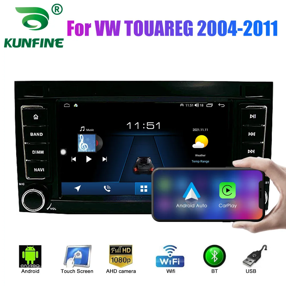 2 Din Android Car Radio For VW TOUAREG 2004-2011 Car Stereo Automotive Multimedia Video DVD Player GPS Navigation Carplay