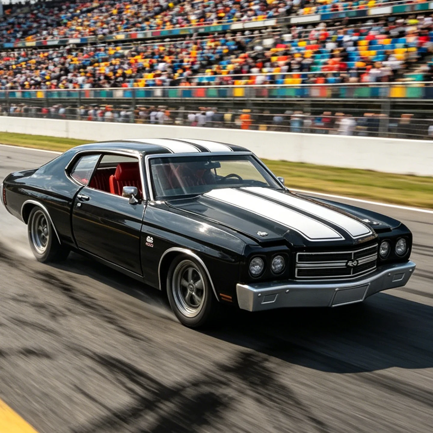 CCA  Amber, Modelo de Auto de Aleación  Chevelle 1970 a Escala :24, Auto Deportivo de Simulación, Juguete C...