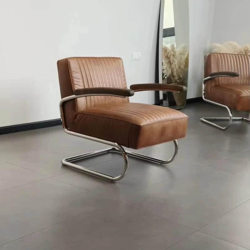 Stainless steel base living room chair leisure chair YH-258