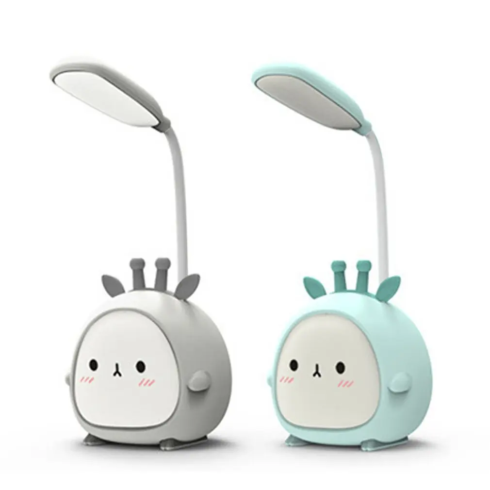 New LED Lamp Portable Desk Foldable Light Cute Animal Ambient Light USB Charging LED Reading Lamp Eye Protective Night Light