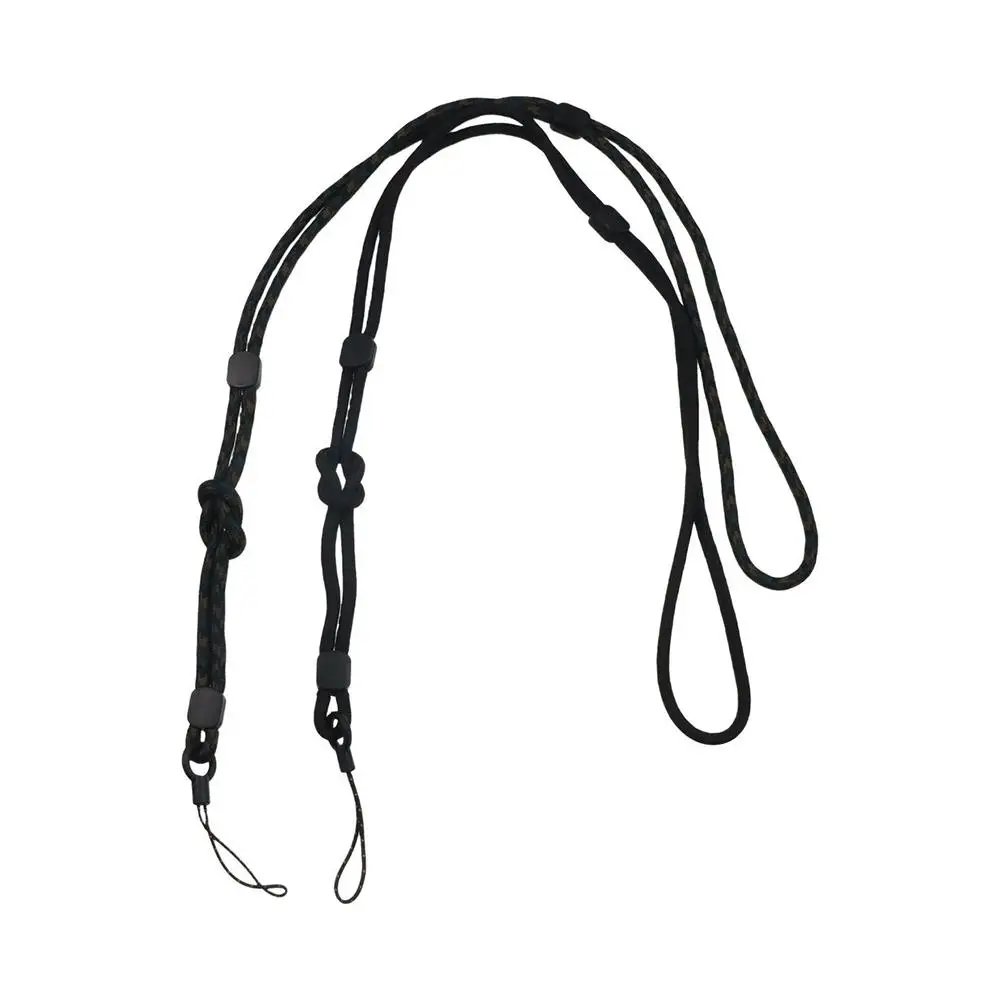 Adjustable Mobile Phone Lanyard Hand-woven Long Neck Phone Hanging Chain Nylon Pendant Cellphone Straps Wrist Straps