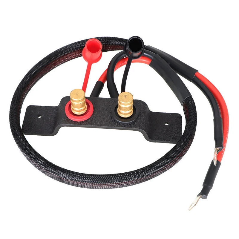 

Remote Battery Terminal Relocation Kit Jump Post Cable 8AWG High Quality New Fit for Can Am Maverick X3 Polaris RZR