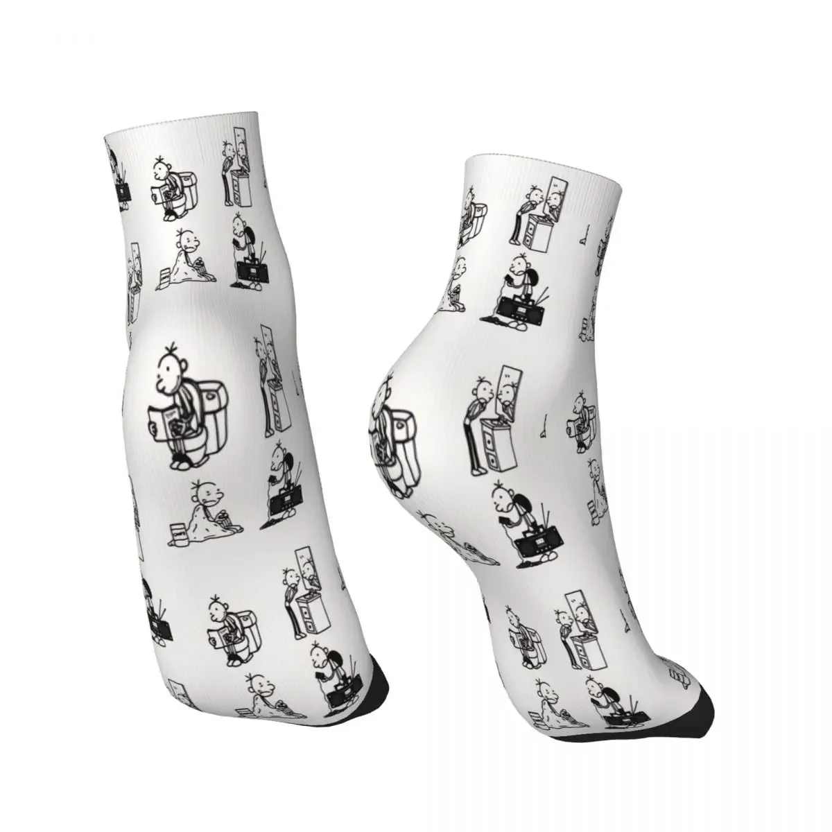 States Of Greg Heffley Diary of a Wimpy Kid Cartoon Ankle Socks Male Mens Women Spring Stockings Printed