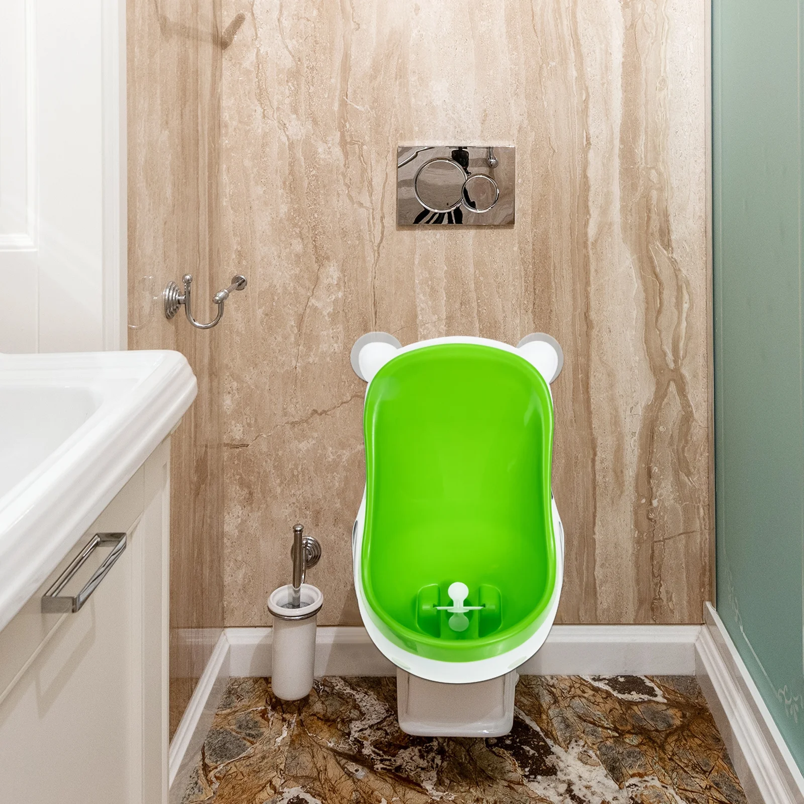 مدرب نونية للأطفال على شكل مبولة واقفة للأطفال الصغار، موفر للمساحة، مادة Pp متينة، تصميم ممتع وسهل التنظيف للأطفال #2