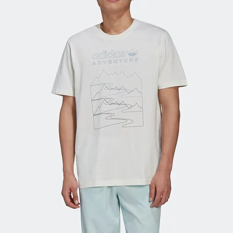 

Adidas Adventure Graphic Tee, Stylish & Versatile For Urban Exploration and Outdoor Adventures