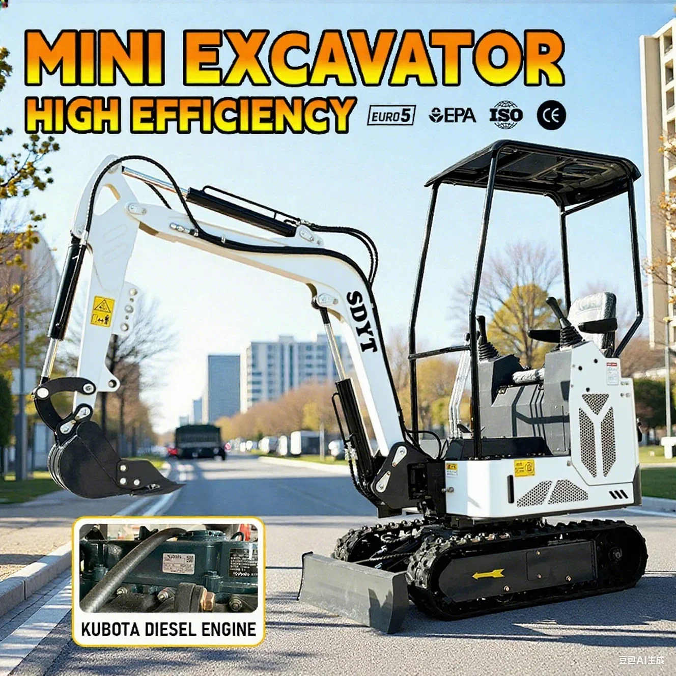 

Ce Epa Euro 5 China Factory Special Price 1.5 Ton Mini Excavator Ce Epa Euro 5 Kubota Engine Customized Crawler Mini Excavator