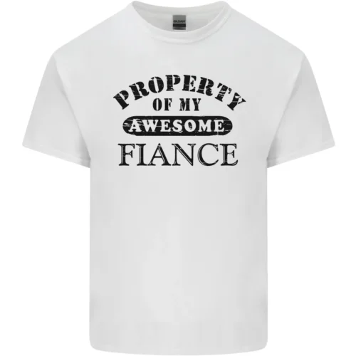 Property Of Mein Toll Verlobte Herren Baumwolle T-Shirt