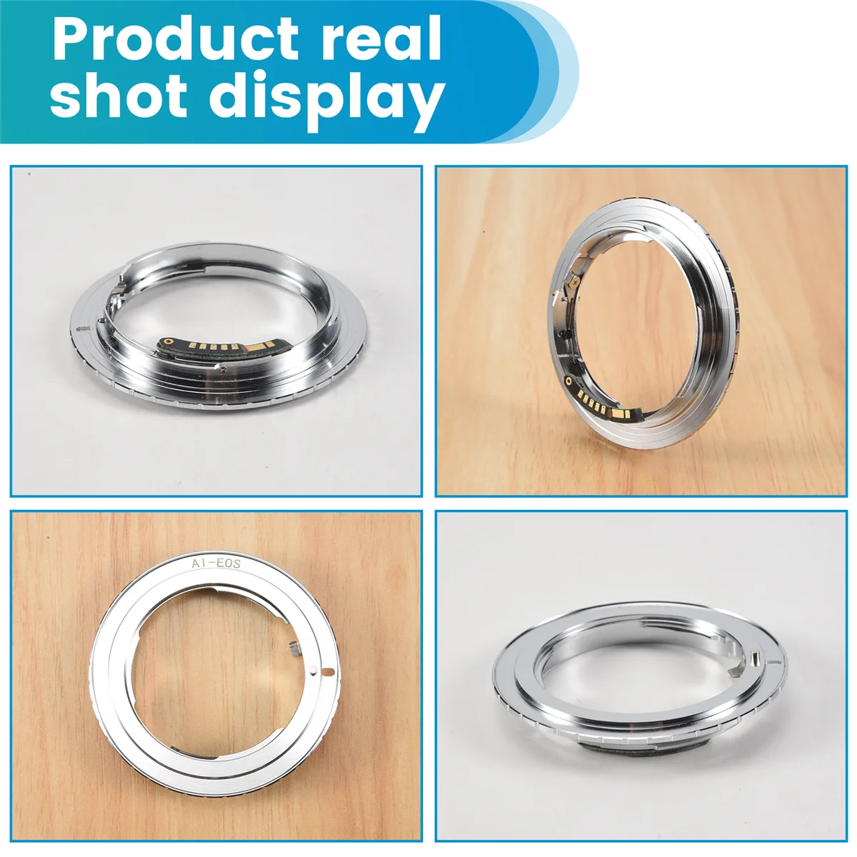 ممتاز! AF تأكيد محول العدسة لعدسة نيكون F AI AIS إلى Canon EOS EF 5D 7D 600D DC192