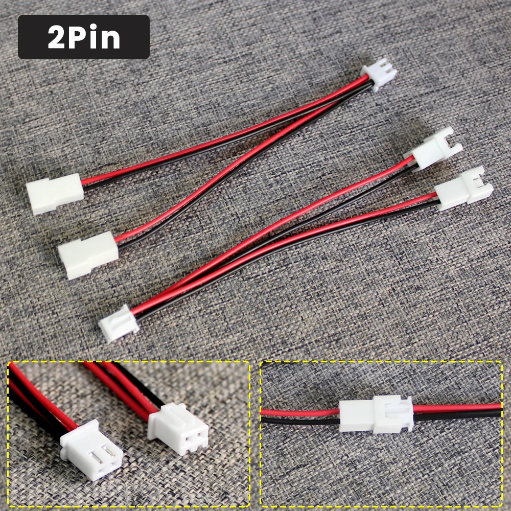 XH2.54 Y-Splitter Cable Male to 2 Female Connector 26AWG Fan Cable 2Pin 3Pin 4Pin 5Pin 6Pin Power Extension Cord Terminal Cable