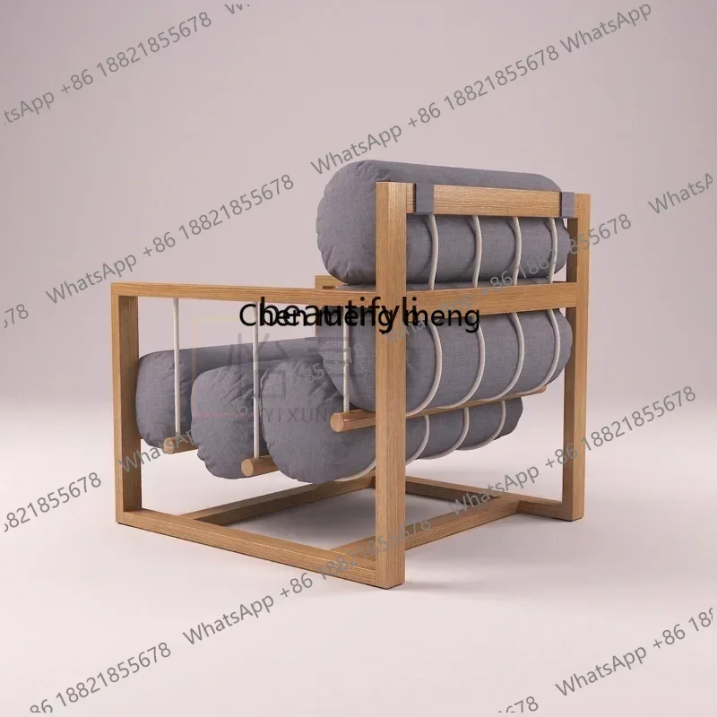 

Новый стильный диван-кресло NN Nordic из массива дерева, креативный дизайн, для гостиной, балкона, зоны отдыха, модель для демонстрационной комнаты, кресло для приемной ss 8617