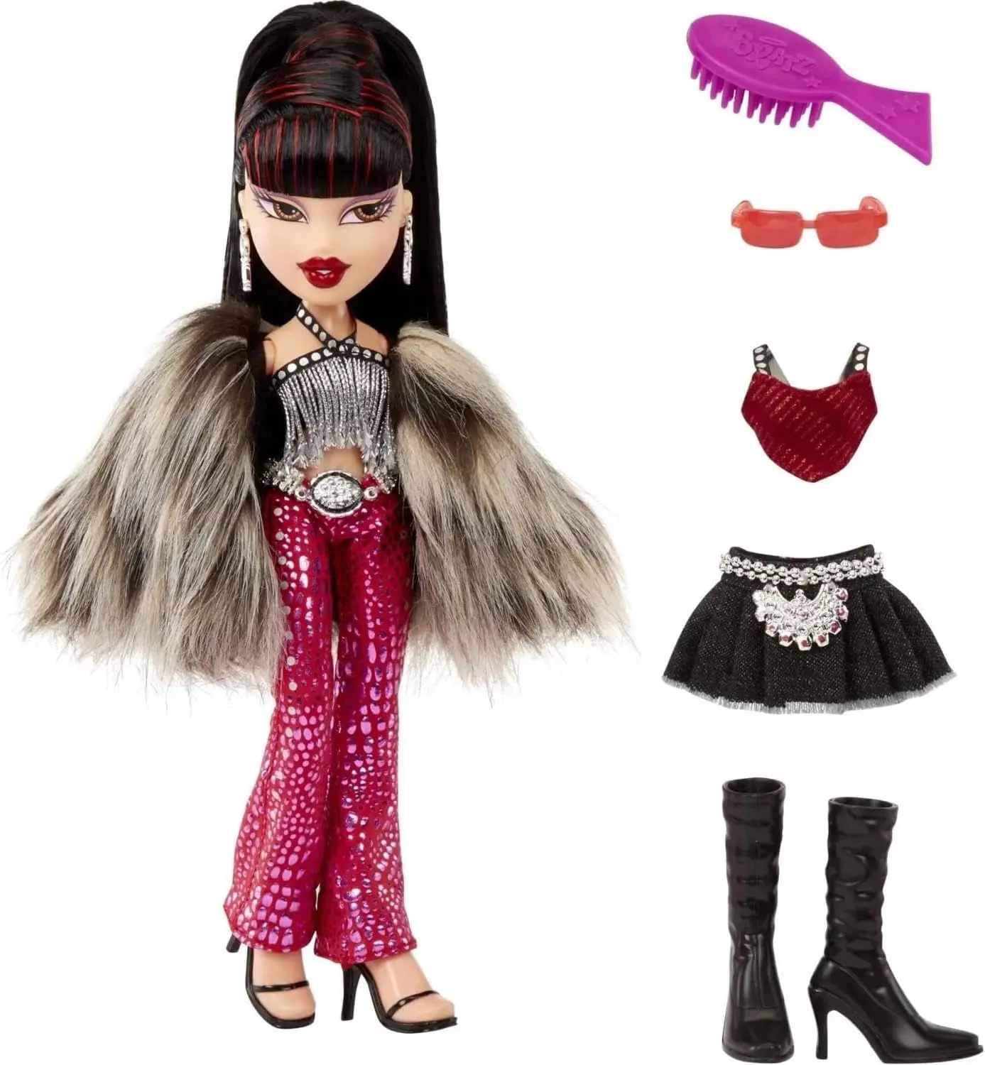 

Bratz Original Fashion Doll Tiana Series 3 with 2 Outfits and Poster, Collectors Ages 6+(Multi Color)