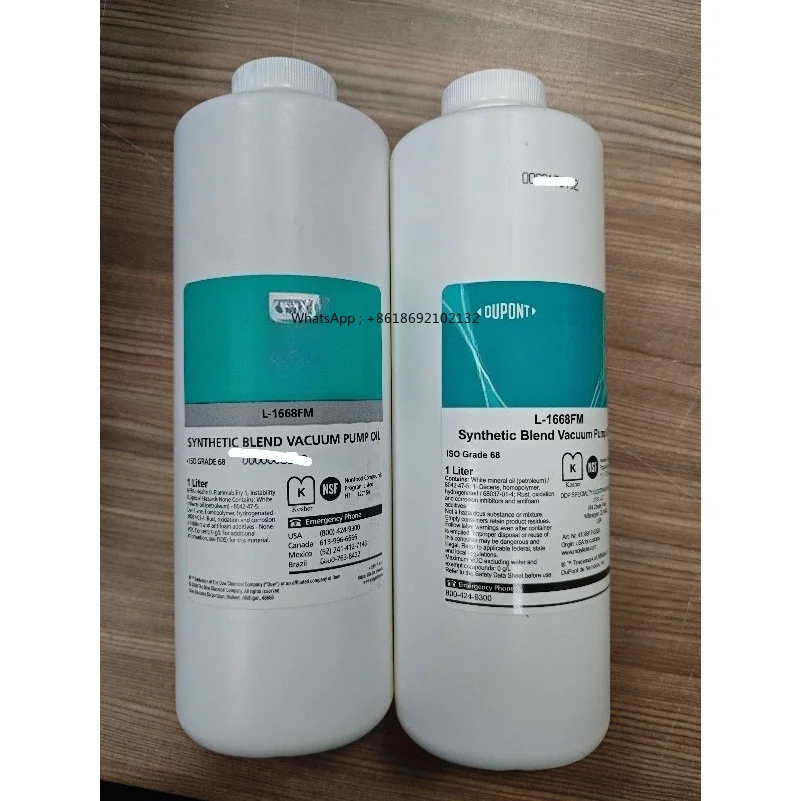 ASP Low Temperature Plasma Sterilizer Maintenance Vacuum Pump Oil 100NX/100S/NX