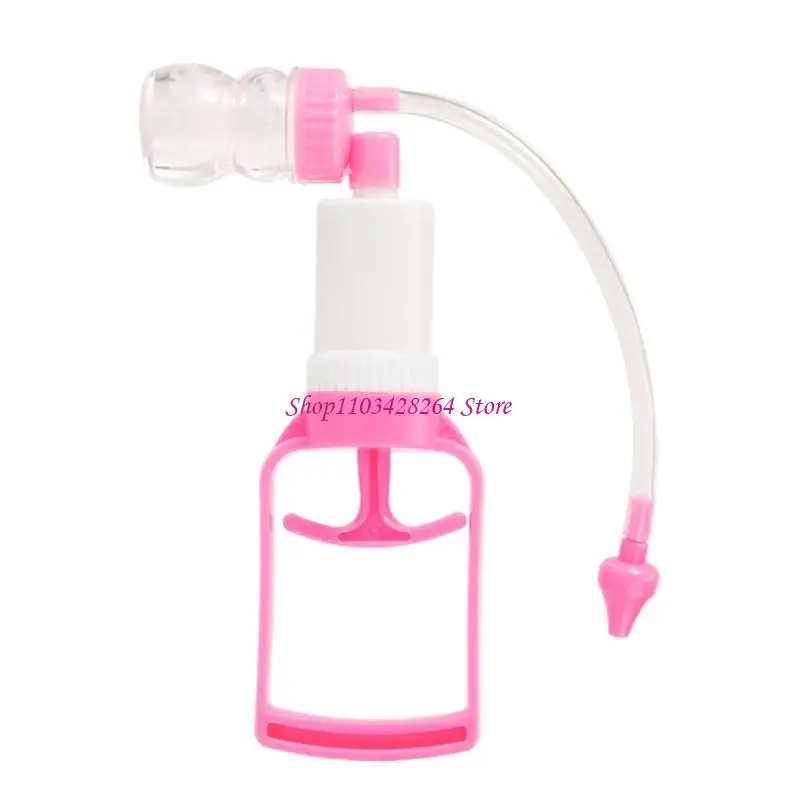

Baby Nasal Aspirator Handpulled Nose Cleaner with Powerful Suction Detachable Washable Part for Easy Daily Cleaning