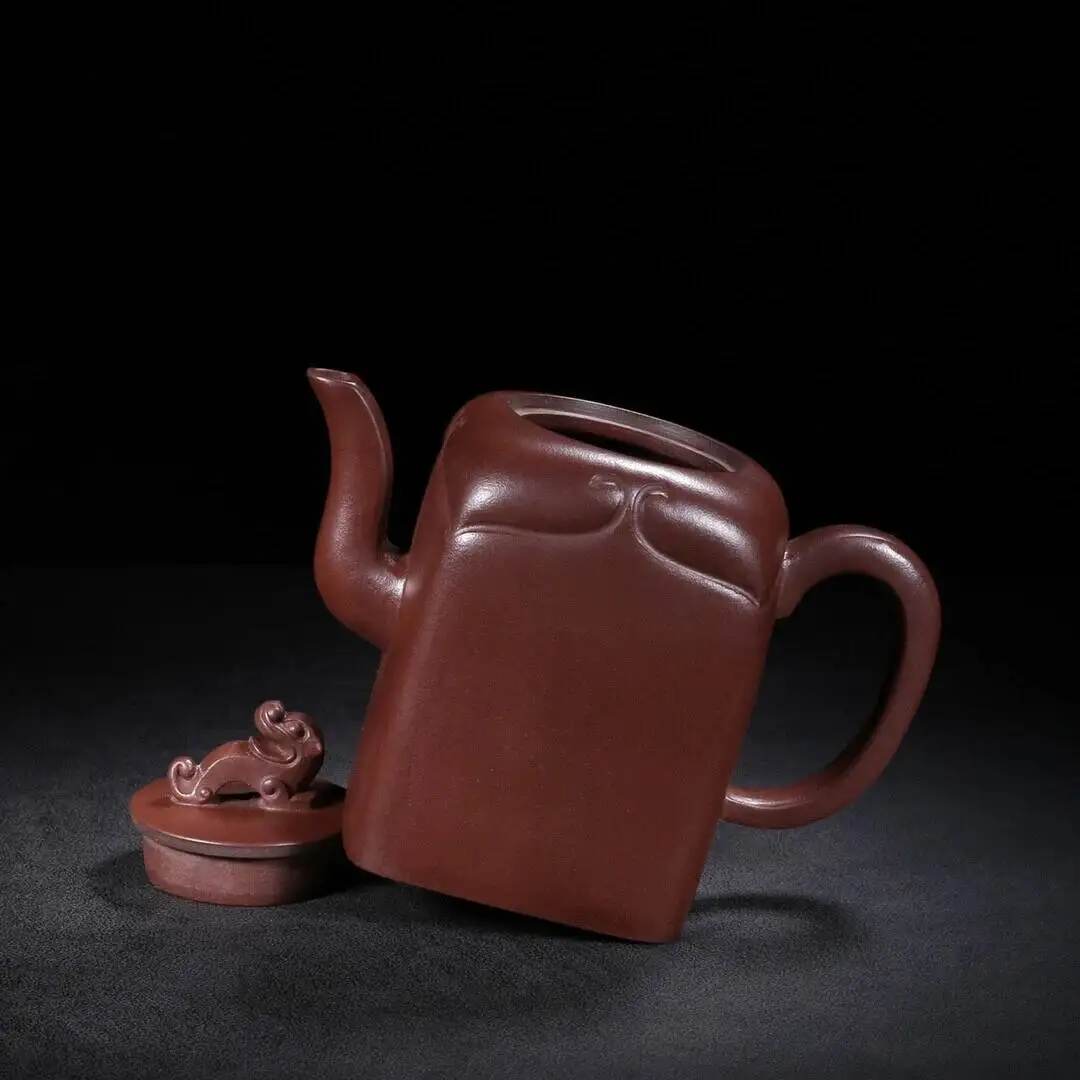 Chinese Yixing Zisha Clay Handmade Exquisite Teapot Lingxi