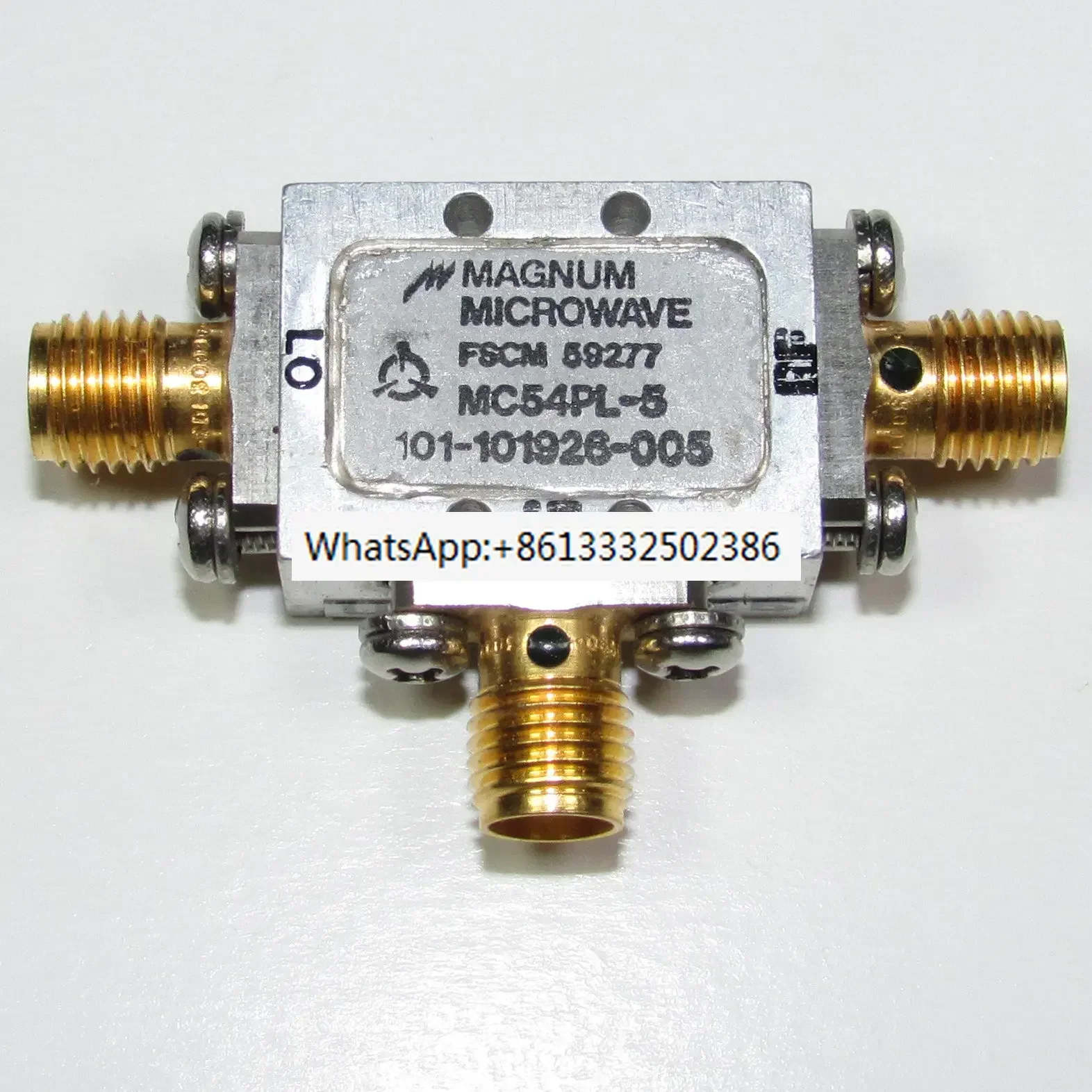 

MC54PL-5 3,5-12 ГГц SMA RF микроволновый коаксиальный двойной балансный микшер