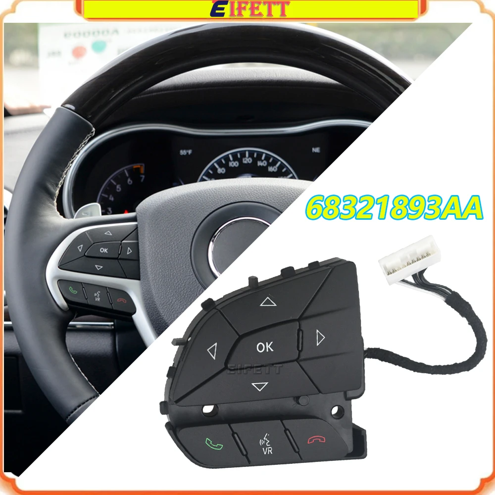 

68321893AA для Jeep CHEROKEE 2014 2015 2016 2017 2018 переключатель круиз-контроля на руле 1 шт.