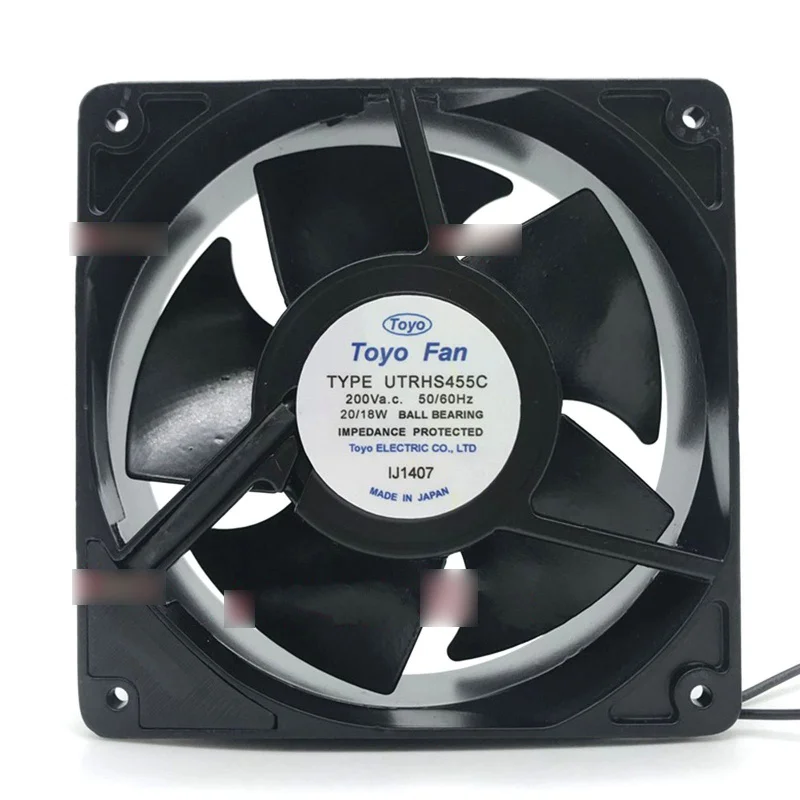 

M New TOYO FAN UTRHS455C 200V 20/18W 12038 12cm 2 wire cooling fan#QW