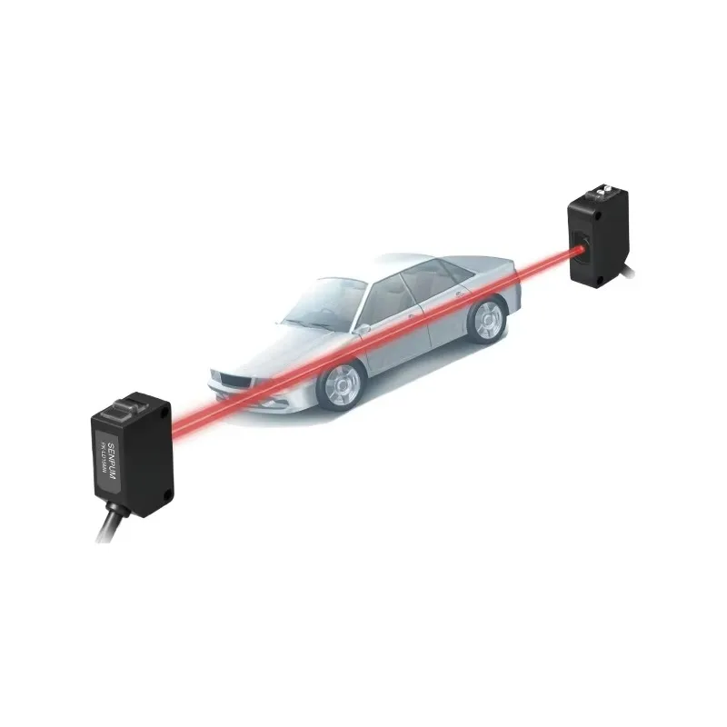 3m Photoelectric Label Detection Sensor Retro Reflective Square Light Emitting Diode Photoelectric beam of light sensor