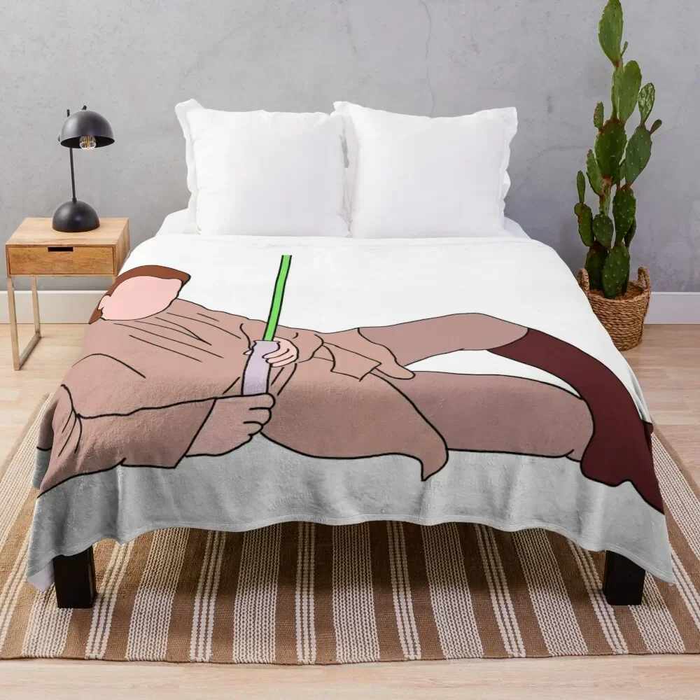 Obi Wan Sexy Pose Throw Blanket decorative blankets ands Sofa Blankets