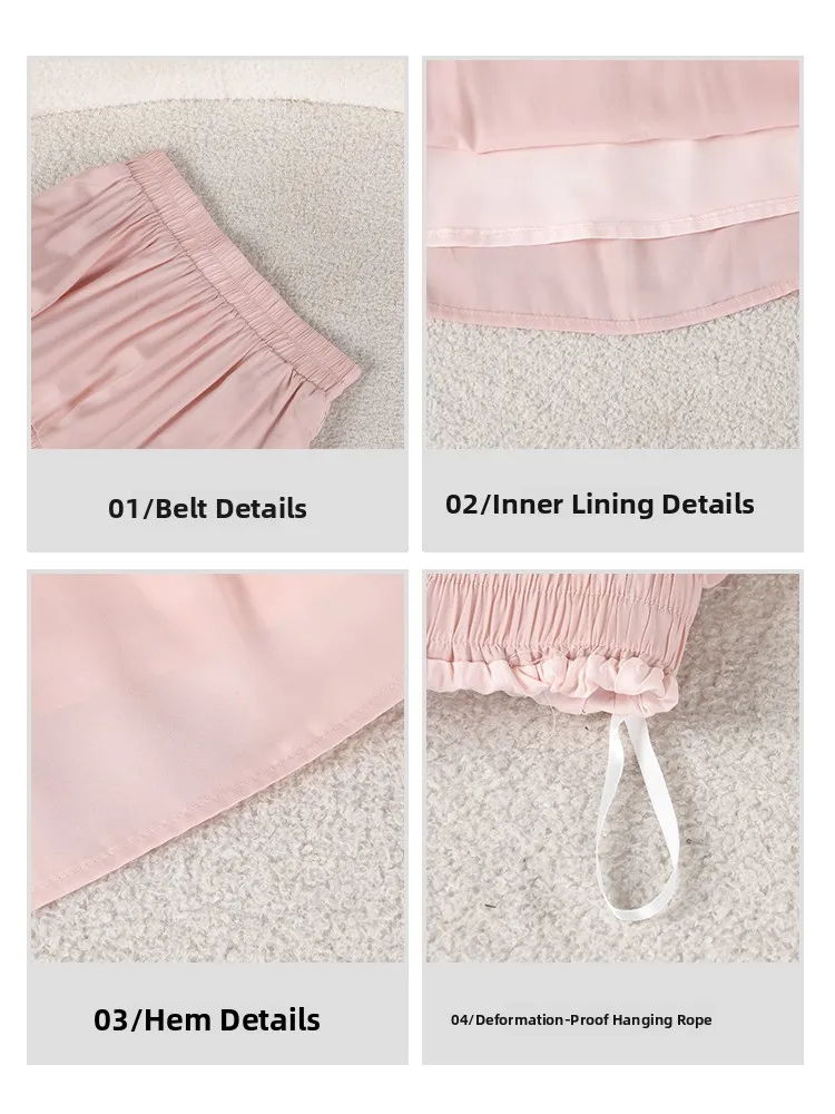 Falda f de cintura alta con empalme de encaje azul dulce, falda holgada con forma de pastel para mujer, novedad de verano, primavera, país Beau Commute Sle