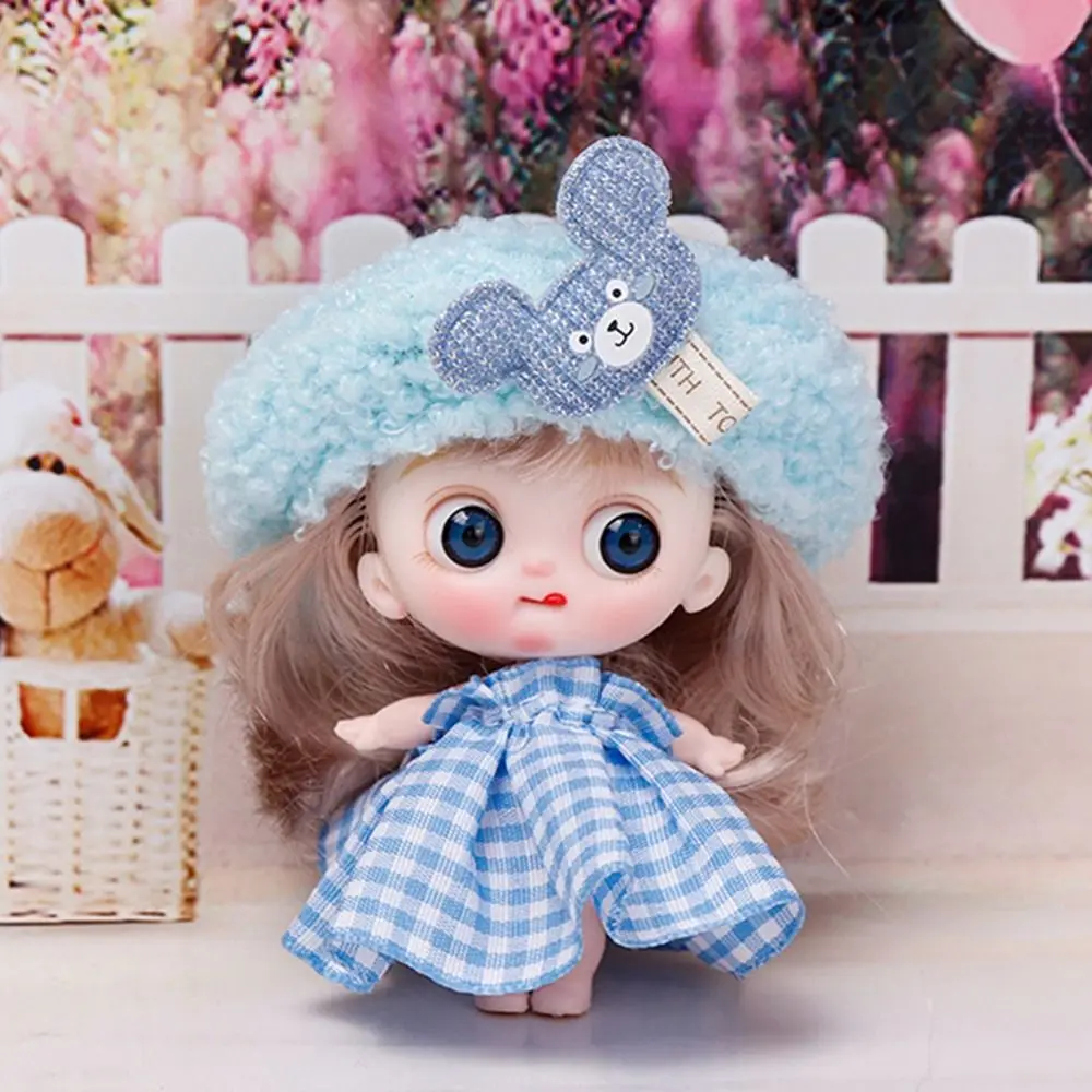 1/12 Skala BJD Puppen Kugelgelenk 10 cm Ob11 Puppen Kleidung Outfit Kleine Tier Figur Spielzeug Mini Puppen Spielzeug für Mädchen