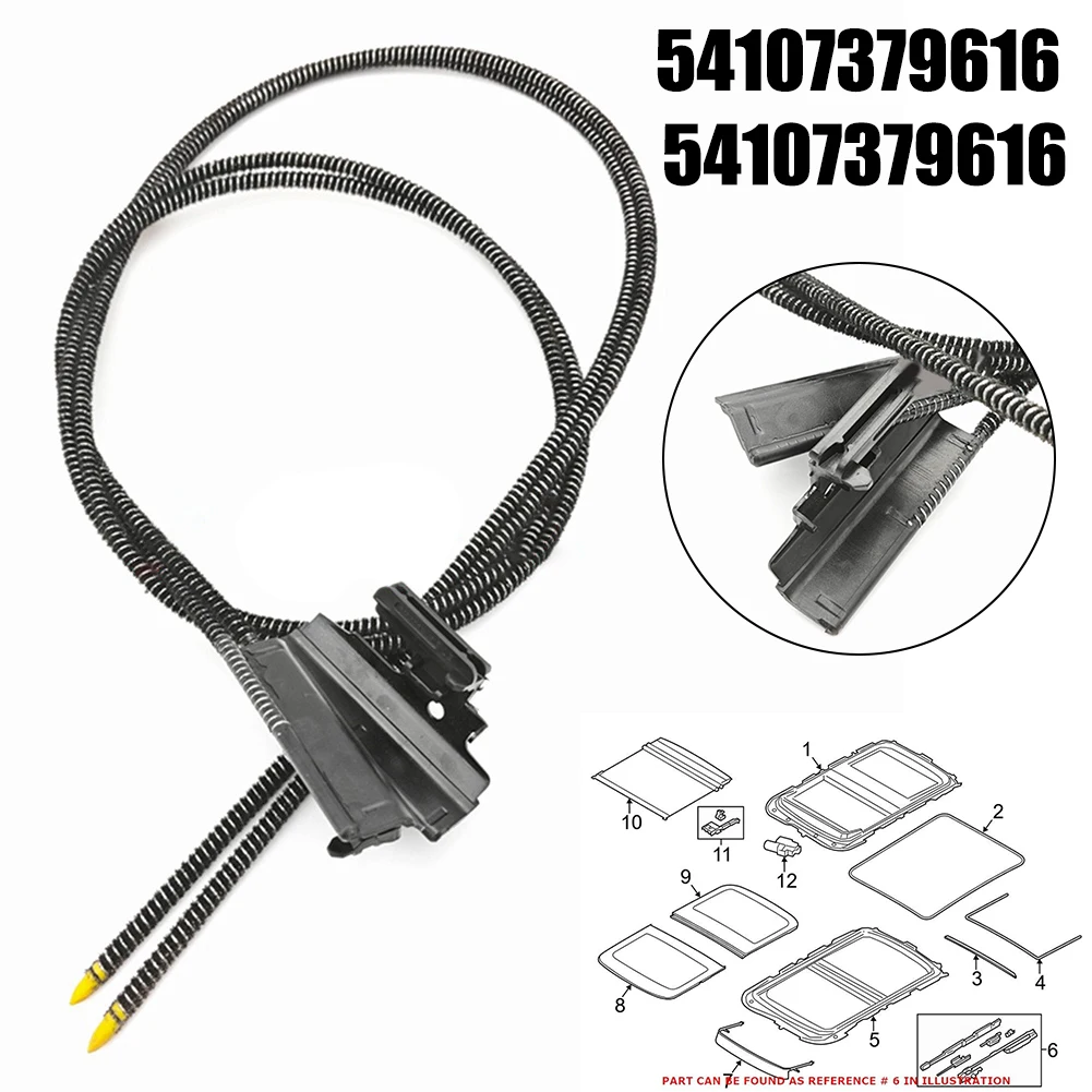 

Black Sunroof Glass Cables For Bmw For Mini- For Cooper- F55 F56 & F60 2017-2020 Oem 54107379616# 54107379616# Car Accessory