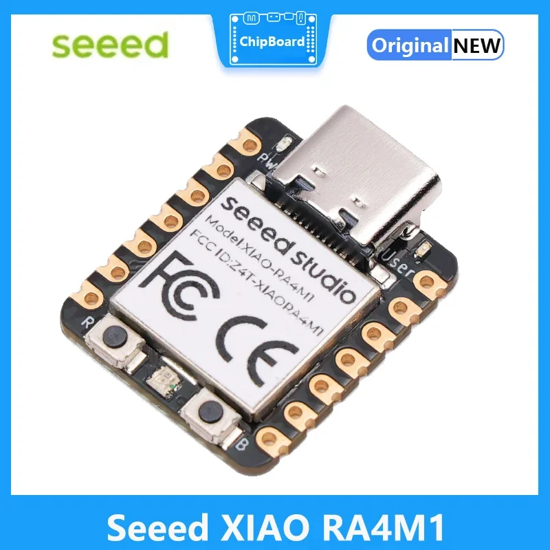 SEEED XIAO RA4Dallas-la plus petite carte de développement basée sur les Renesas 32 bits RA4Dallas, Ardu37IDE-Ready, 19 GPIOs, LED RVB, LilBUS, USB 2.0