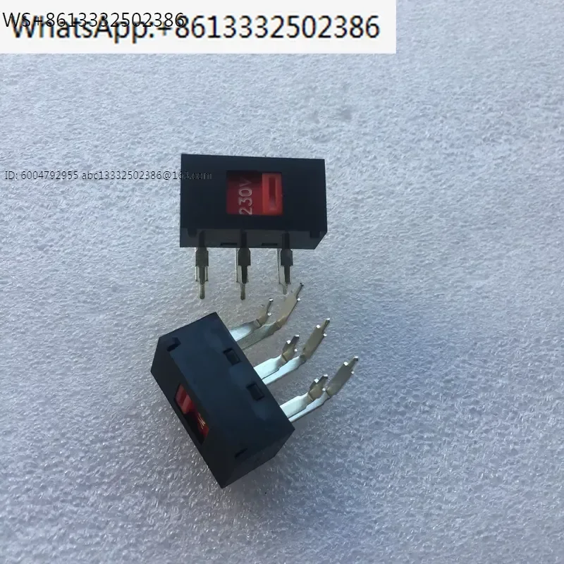 10 PCS Change-over switch 3331/250VAC/230VAC/ 115VAC/10A. Bend foot 6 feet in stock.