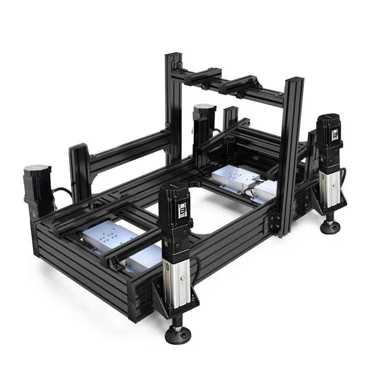 Amusement Adult Dynamic Racing Game Racing 40160 Aluminum Simulator Cockpit Four-axis G-force Electric Cylinder 4 Dof Motion Set