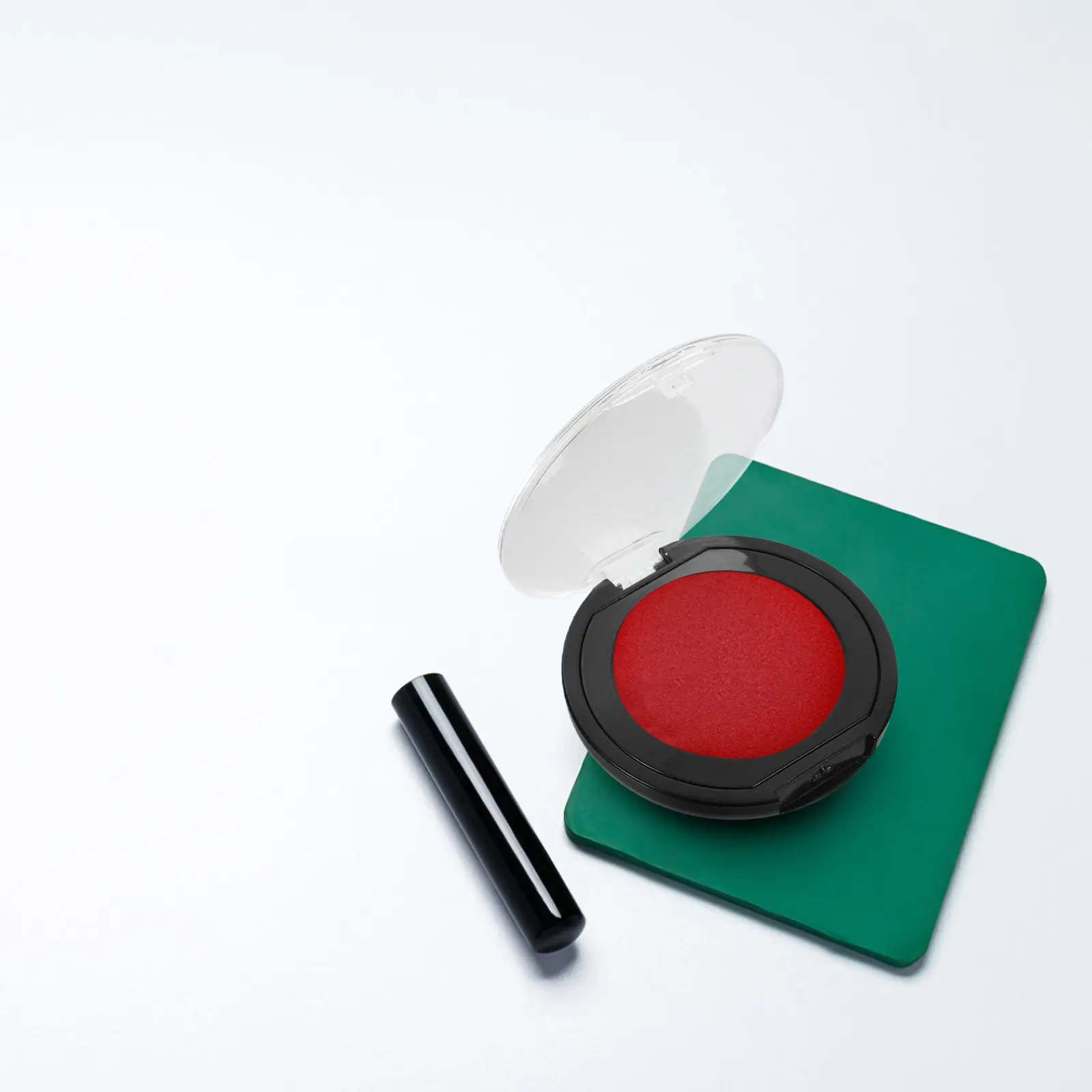 Almofada de Tinta para Impressão Digital de Alta Eficiência, Preta, para Identificação, Segurança, Notariais, Escritório e Trabalho Jurídico