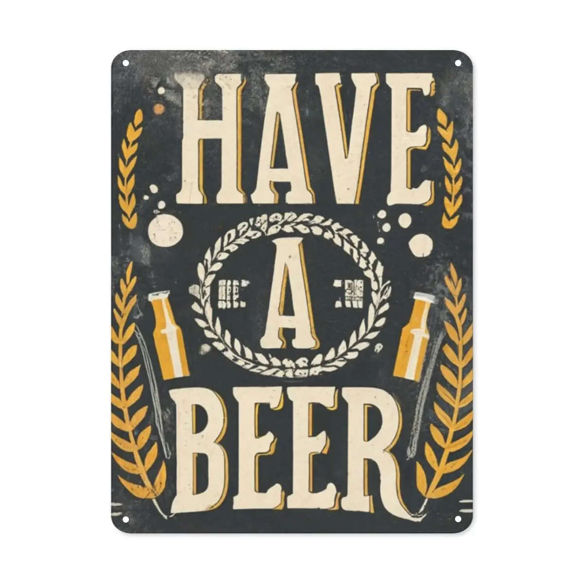 Have A Beer Restaurant Tin Signs Delicious Fresh Food Retro Metal Tin Sign Vintage Sign for Men Women Wall Decor for Bars Restau