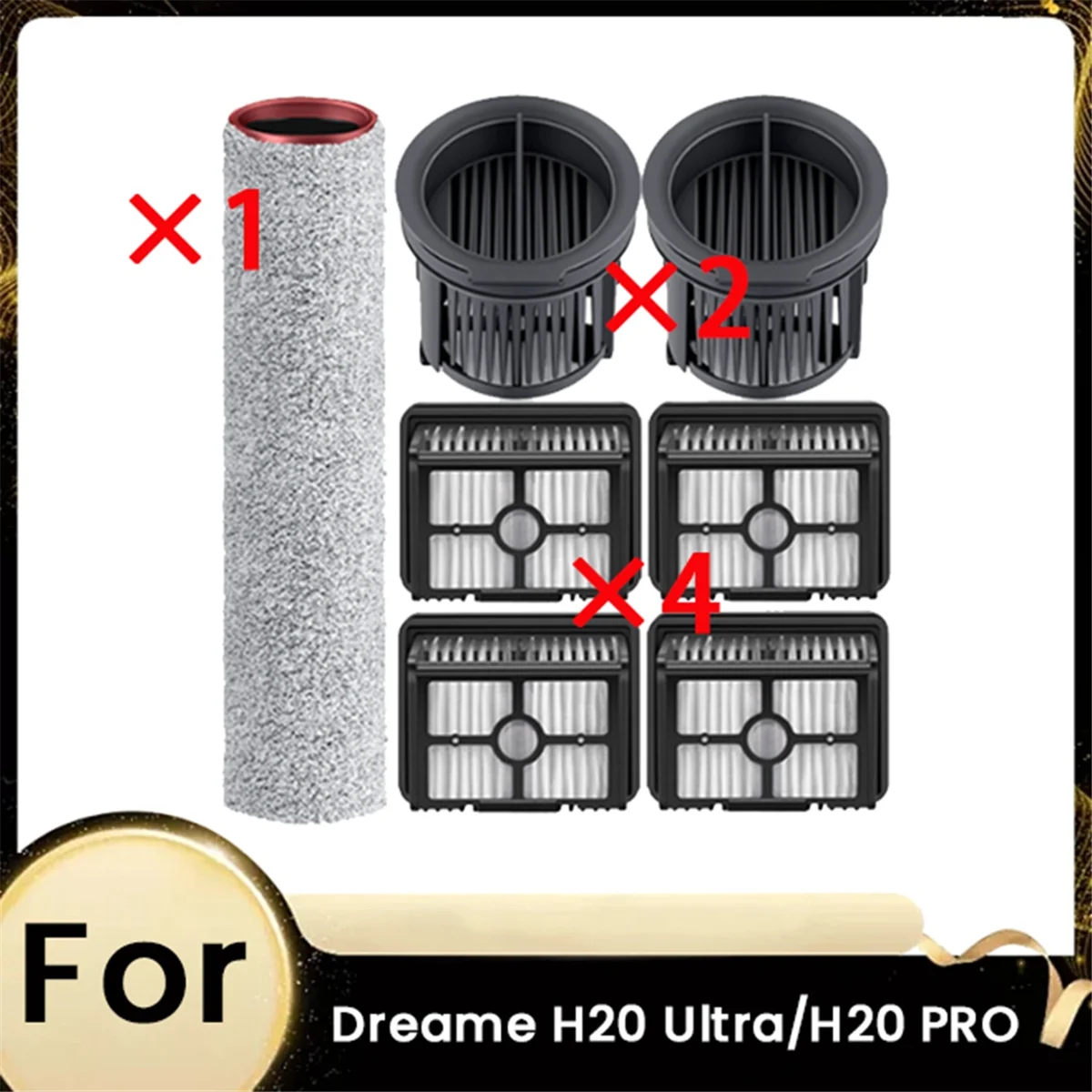 7 шт. основная щетка и фильтр для Dreame H20 Ultra/H20 PRO, аксессуары для подметального робота, замена деталей очистителя M14K